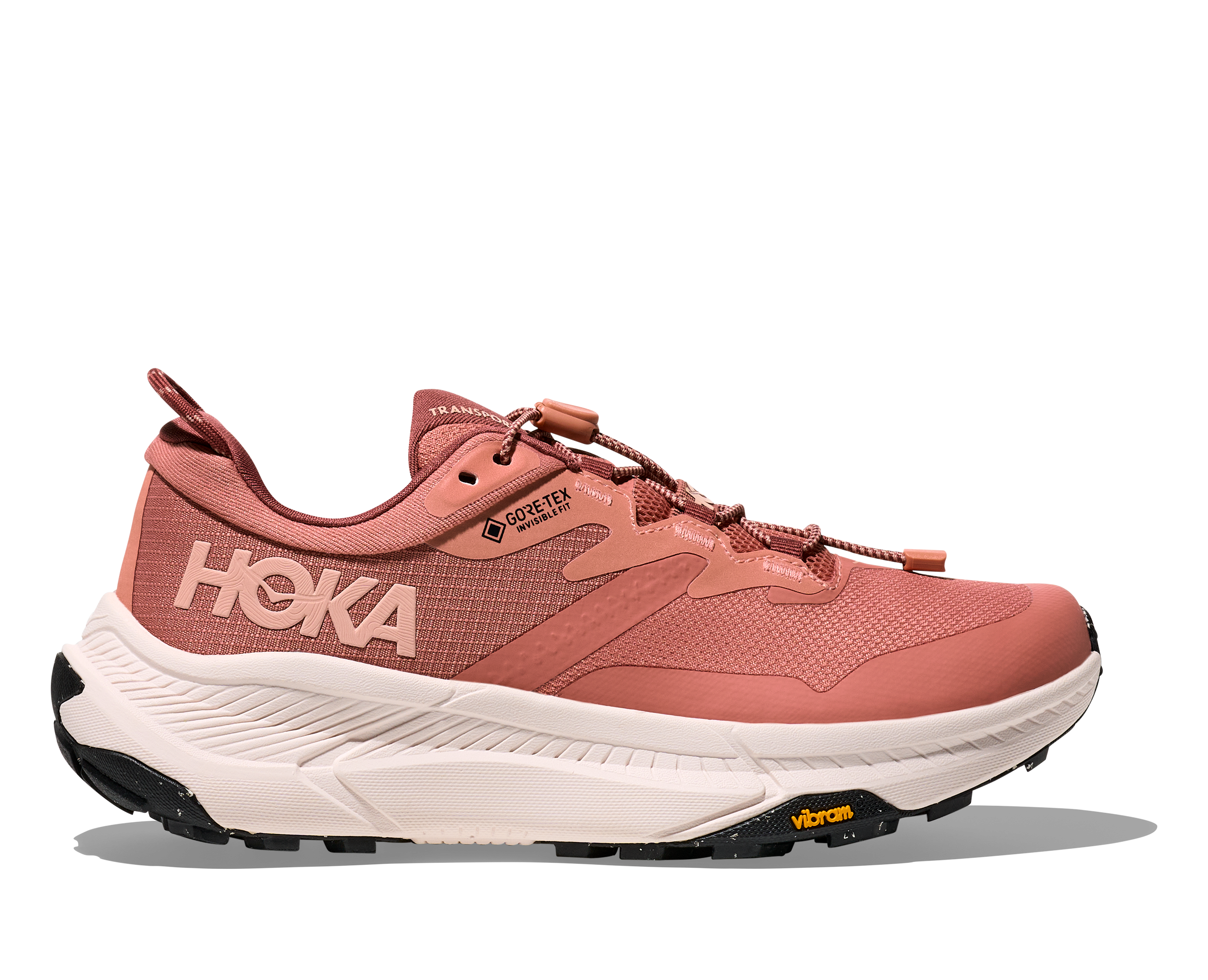 HOKA Transport スニーカー ピンク Hoka Women's TRANSPORT GTX BLUSH / ROSE CREAM
