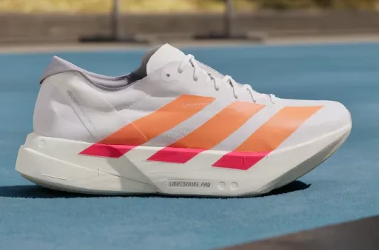 Adidas MEN'S ADIOS PRO 4 ftwr white/Lucid orange/lucid red
