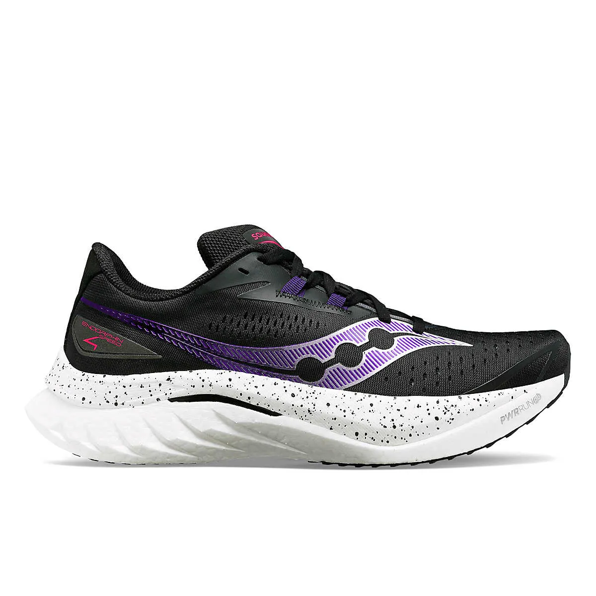 Saucony Endorphin スパイクシューズ ブラック/パープル　24㎝ Saucony WOMEN'S ENDORPHIN SPEED 4 100