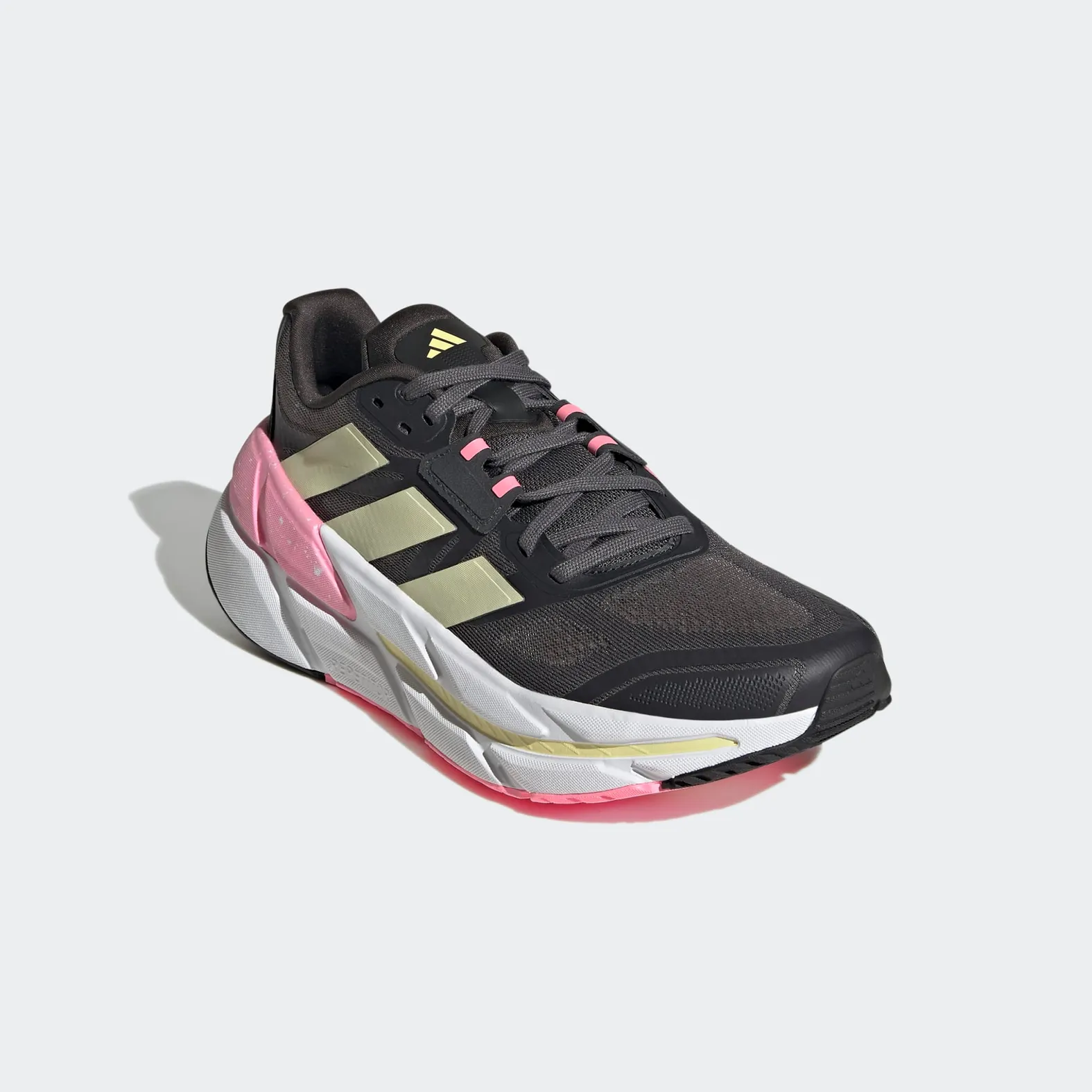 Adidas WOMEN'S Adistar CS GREY FIVE/ALMOST YELLOW/BEAM PINK Adidas WOMEN'S Adistar CS GREY FIVE/ALMOST YELLOW/BEAM PINK