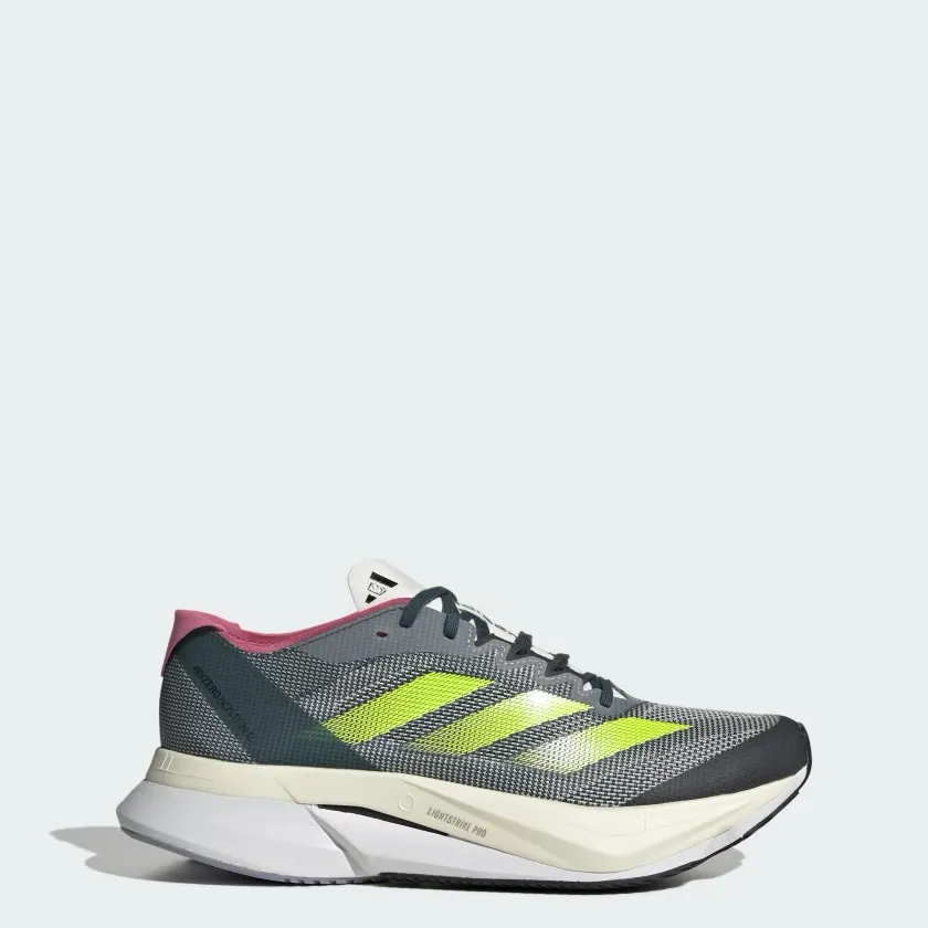 adidas gazelle silver green womens adidas Adizero Boston 12 Running Shoes - Women's - Core Black / Cloud White / Carbon main image 0