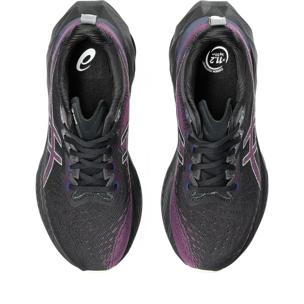 アシックス　NOVABLAST ブラック×ブラック　レディース Women's ASICS Novablast 5 – Pacers Running